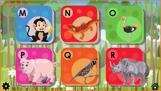 ABC Phonics with Animals Puzzle screenshot