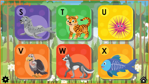 ABC Phonics with Animals Puzzle screenshot
