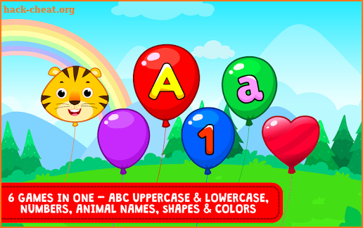 ABC Pop the Balloons Game for Kids & Preschoolers screenshot