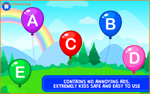 ABC Pop the Balloons Game for Kids & Preschoolers screenshot