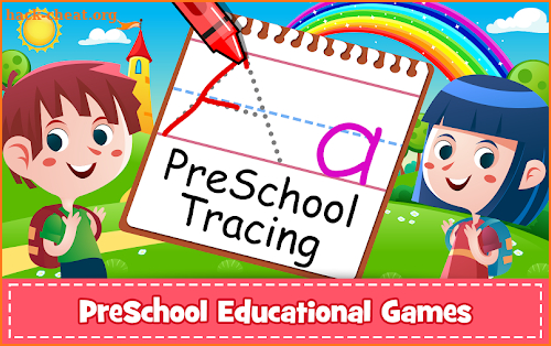 ABC PreSchool Kids Tracing & Phonics Learning Game screenshot