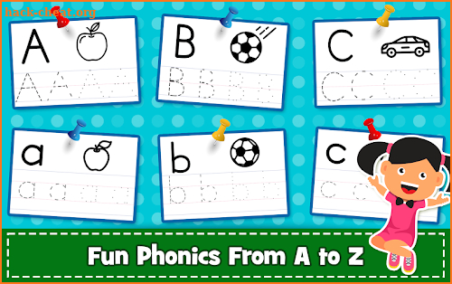 ABC PreSchool Kids Tracing & Phonics Learning Game screenshot