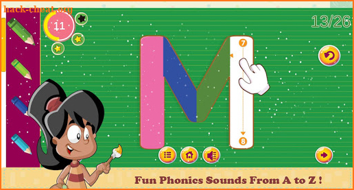 ABC Tracing Book - Kids Learning Phonic Game screenshot