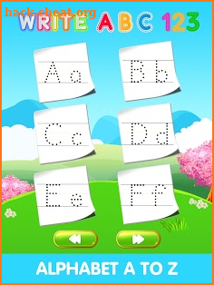 ABC123 English Alphabet Write screenshot