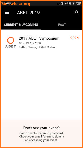 ABET Symposium screenshot