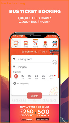 AbhiBus Bus Ticket Booking App screenshot
