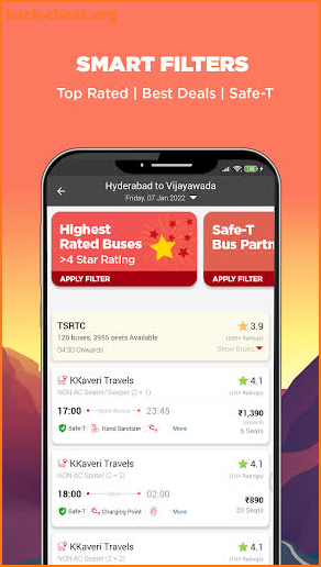 AbhiBus Bus Ticket Booking App screenshot