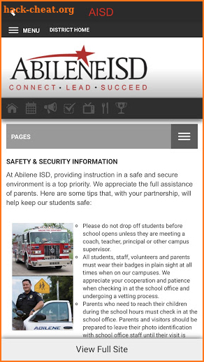 Abilene ISD screenshot