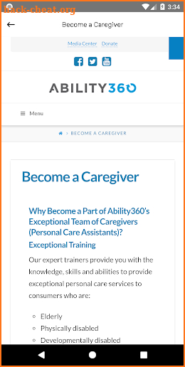 Ability360 Home Care Services screenshot