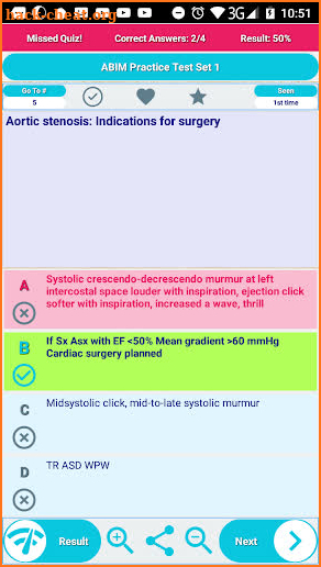 ABIM Internal Medicine Exam Preparation Review App screenshot