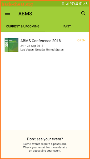 ABMS Conference screenshot