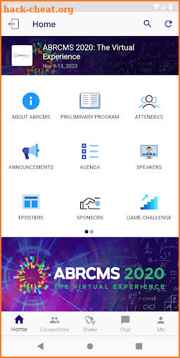ABRCMS 2020 Virtual Experience screenshot