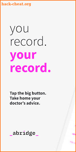Abridge: Record Your Health Care Conversations screenshot