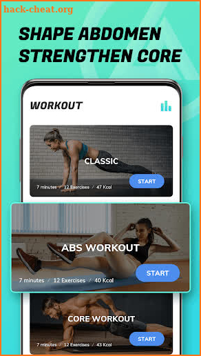 Abs and Core  Workout at Home screenshot