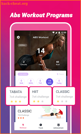 Abs Workout - 28 Days Fitness App for Six Pack Abs screenshot