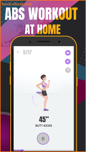 Abs Workout - Burn Fat&Build Vest Line in 28 days screenshot