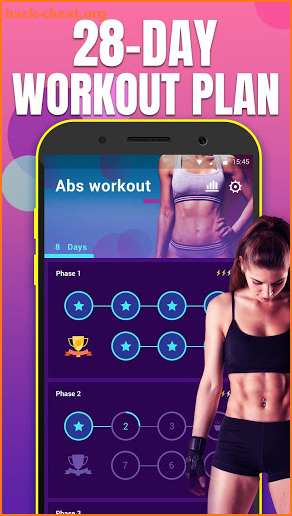 Abs workout - do exercise at home & lose belly fat screenshot