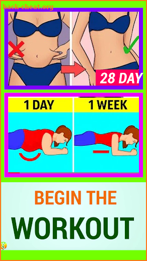 Abs Workout - Flat Stomach in 28 days screenshot