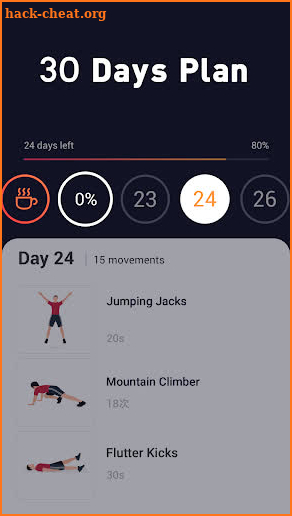 Abs Workout - Male Fitness, Six Pack, 30 Days Plan screenshot