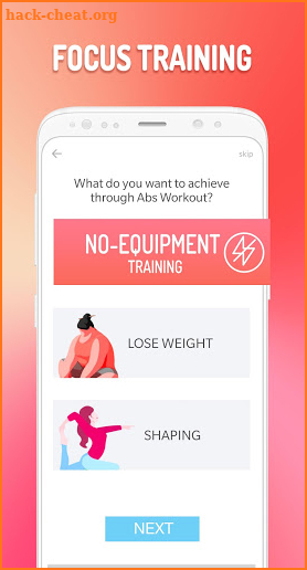 Abs Workout Shero - Women's Home Fitness screenshot