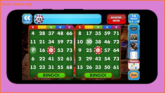 Absolute bingo screenshot