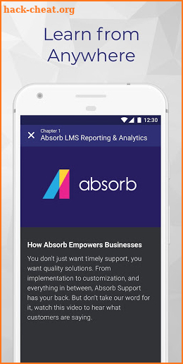 Absorb Learn screenshot