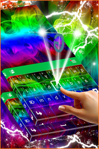 Abstract Colourful Keyboard screenshot