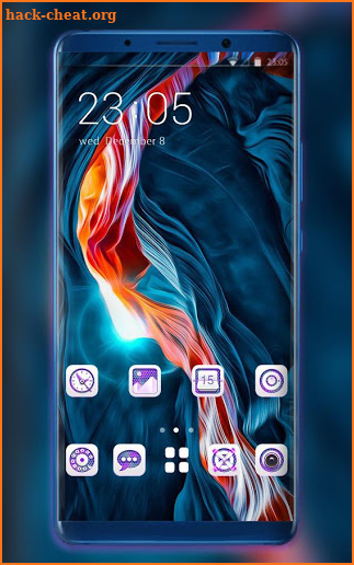 Abstract theme for Lg V50 launcher screenshot
