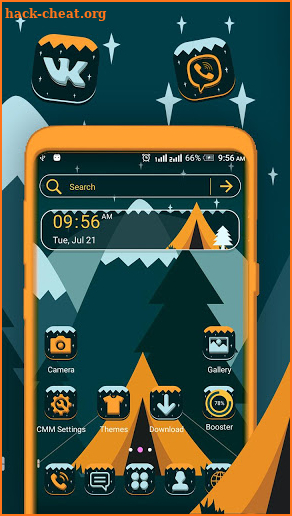 Abstract Tree Hut Launcher Theme screenshot