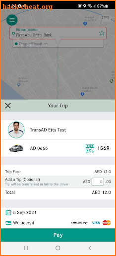 Abu Dhabi Taxi screenshot