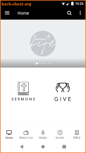 Abundant Life Church App screenshot