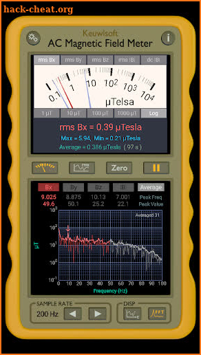 AC Magnetic Field Meter screenshot