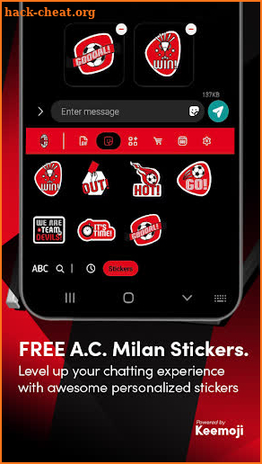 AC Milan Keyboard screenshot