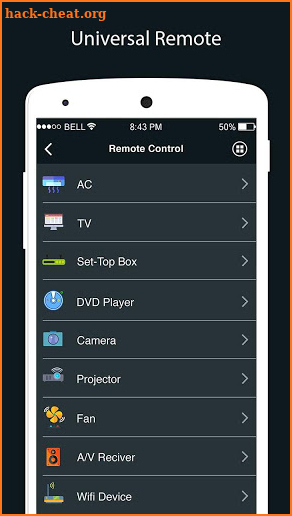 AC Remote Control - Universal Remote Control screenshot