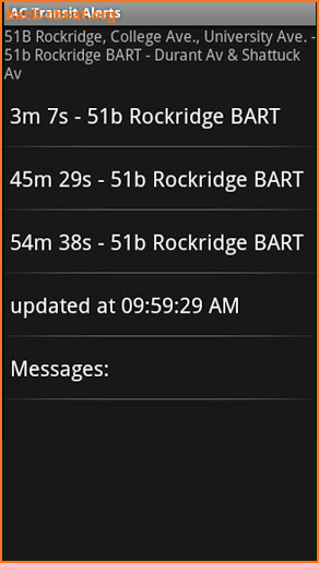 AC Transit Alerts screenshot