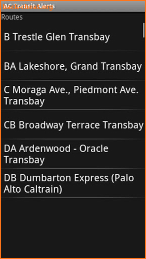 AC Transit Alerts screenshot