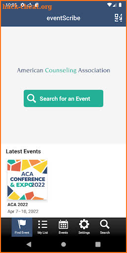ACA Conference screenshot