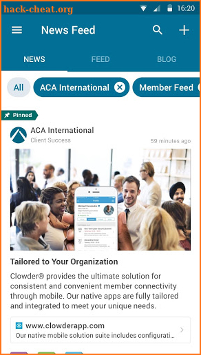 ACA International screenshot