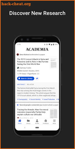 Academia.edu screenshot