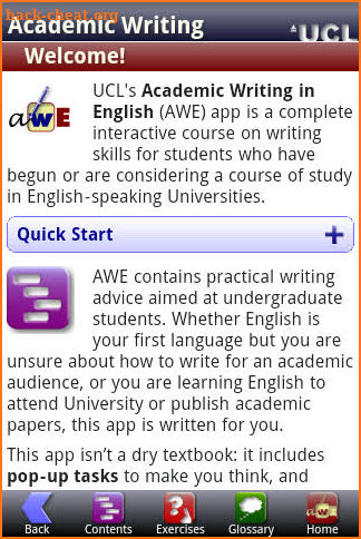 Academic Writing in English screenshot