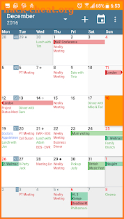 aCalendar+ Calendar & Tasks screenshot