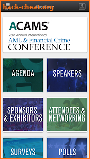 ACAMS Conferences screenshot