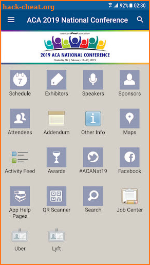 ACA's National Conference screenshot