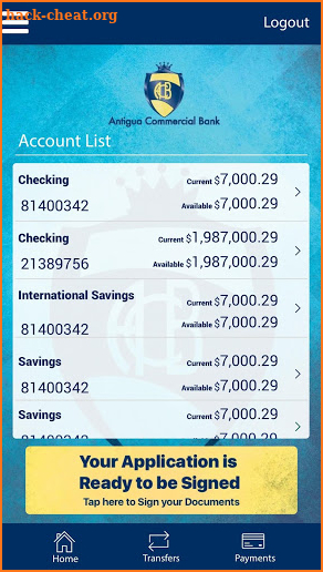 ACB Mobile screenshot