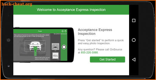 Acceptance Express Inspection screenshot