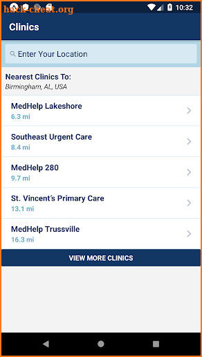 Access Health Clinic Finder screenshot