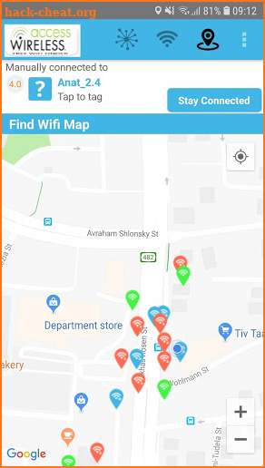 Access Wireless Free Wifi Finder screenshot
