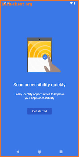Accessibility Scanner screenshot