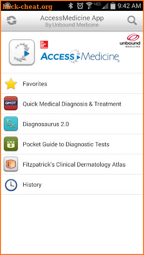 AccessMedicine App screenshot