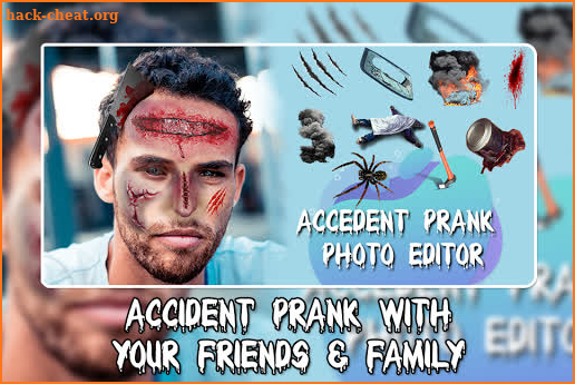 Accident Prank Photo Editor - Fake Injury On Body screenshot